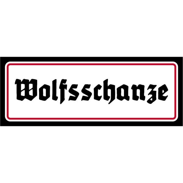 Blechschild - Wolfsschanze 10