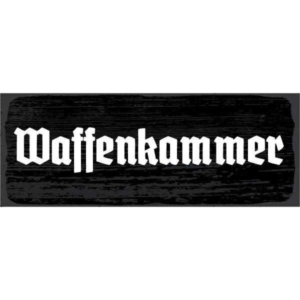 Blechschild - Waffenkammer8