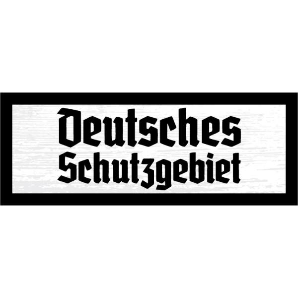 Blechschild - Schutzgebiet2