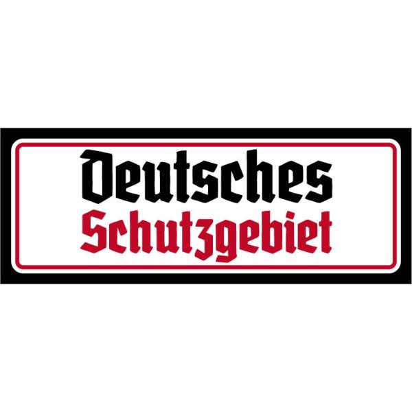 Blechschild - Schutzgebiet10