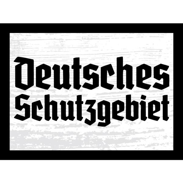 Blechschild - D. Schutzgebiet