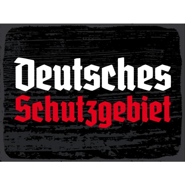 Blechschild - D. Schutzgebiet