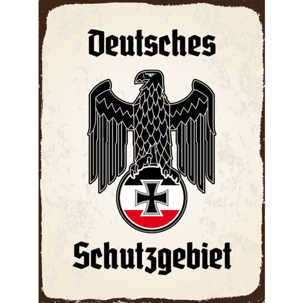 Blechschild - Adler Schutzgebiet