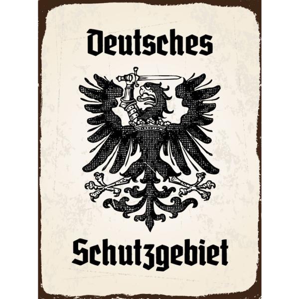 Blechschild - Adler Schutzgebiet