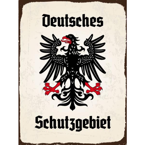 Blechschild - Adler Schutzgebiet