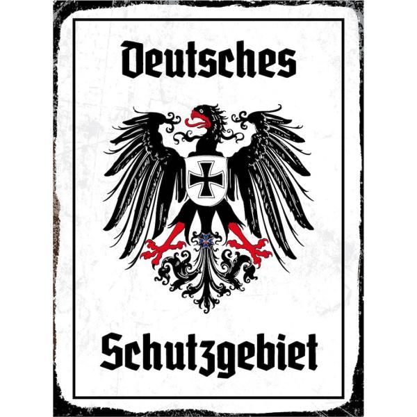 Blechschild - Adler Schutzgebiet