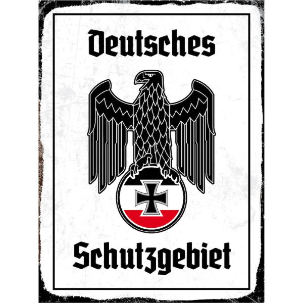 Blechschild - Adler Schutzgebiet