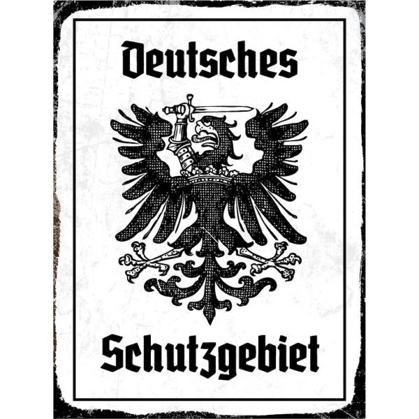 Blechschild - Adler Schutzgebiet