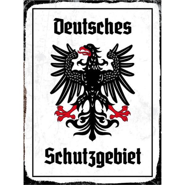 Blechschild - Adler Schutzgebiet