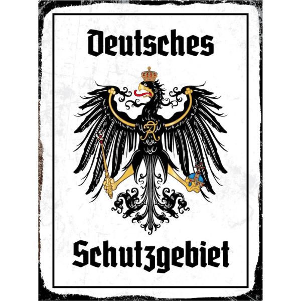 Blechschild - Adler Schutzgebiet