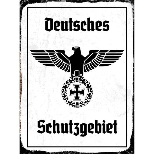 Blechschild - Adler Schutzgebiet