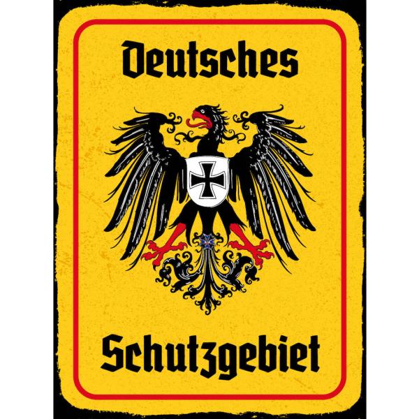 Blechschild - Adler Schutzgebiet