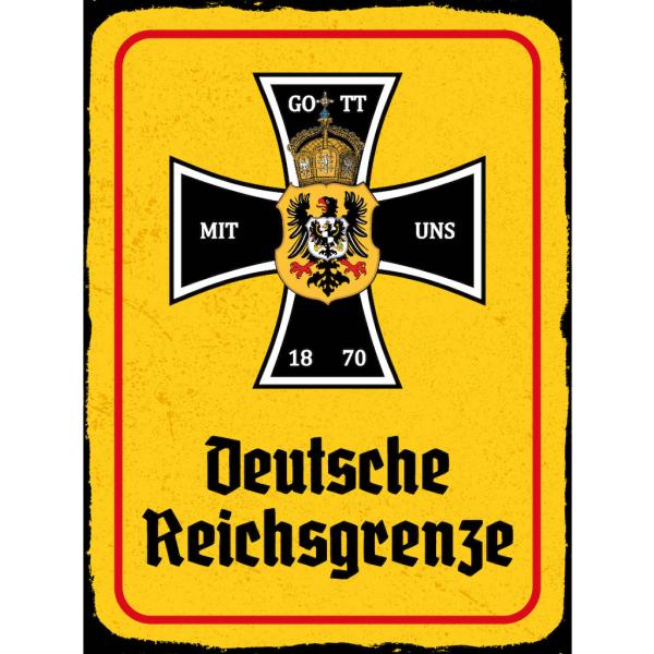 Blechschild - Adler D. Reichsgrenze