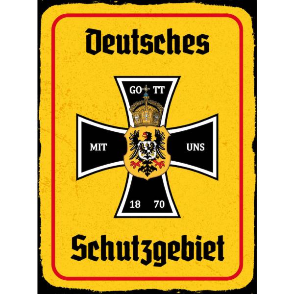 Blechschild - EK Schutzgebiet