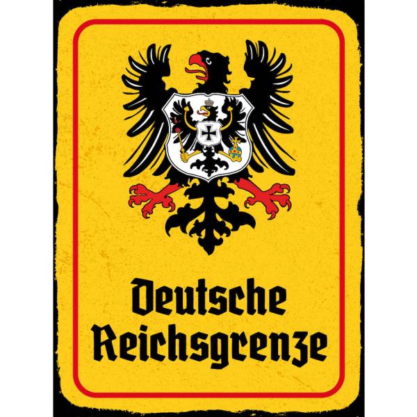 Blechschild - Adler D. Reichsgrenze