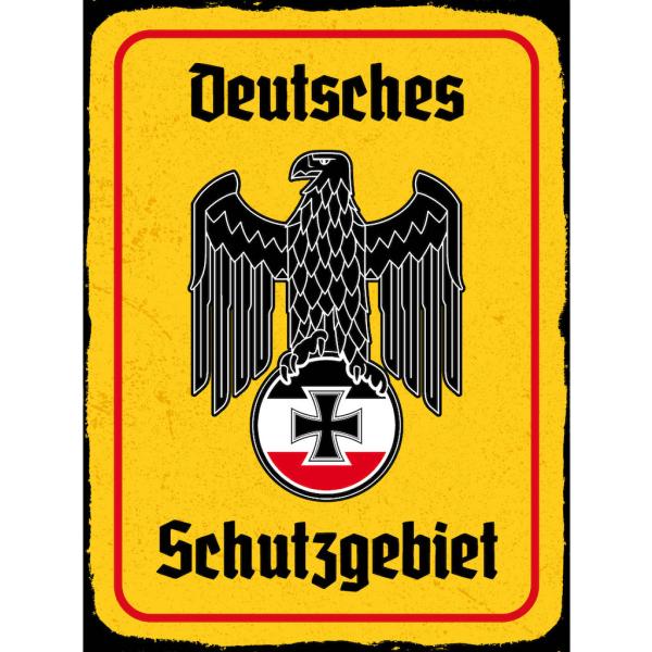 Blechschild - Adler Schutzgebiet