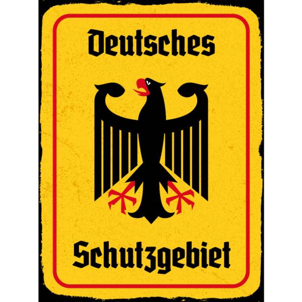 Blechschild - Adler Schutzgebiet