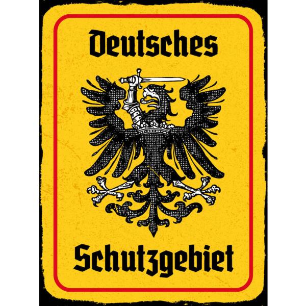 Blechschild - Adler Schutzgebiet