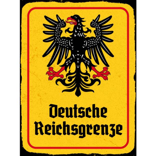 Blechschild - Adler D. Reichsgrenze