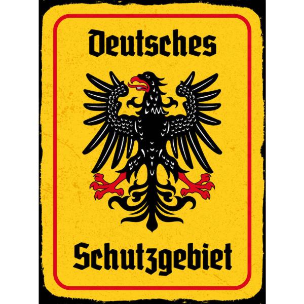 Blechschild - Adler Schutzgebiet