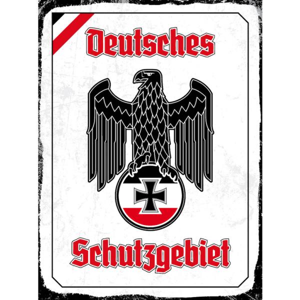 Blechschild - Adler Schutzgebiet