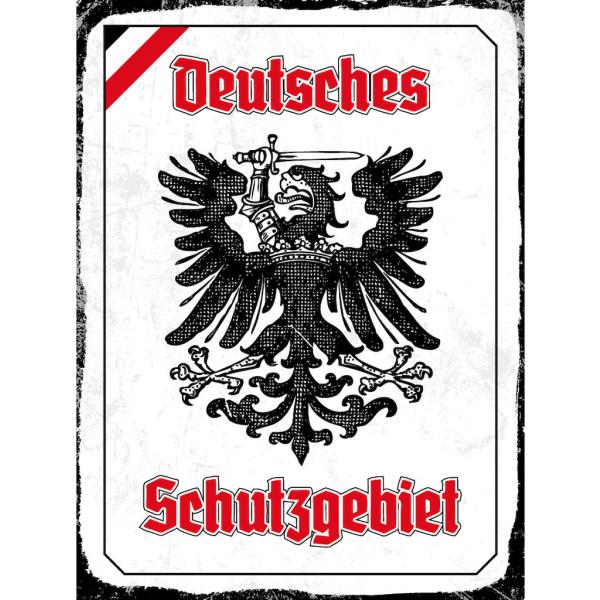 Blechschild - Adler Schutzgebiet