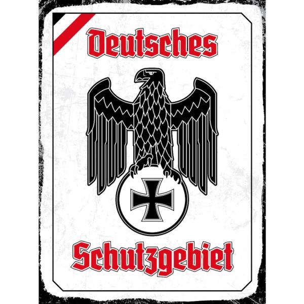 Blechschild - Adler Schutzgebiet