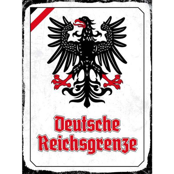 Blechschild - Adler D. Reichsgrenze