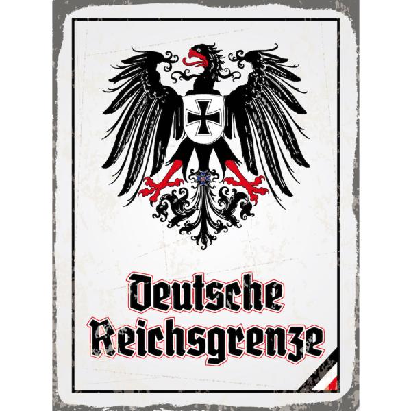 Blechschild - Adler D. Reichsgrenze