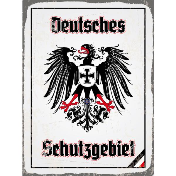 Blechschild - Adler Schutzgebiet