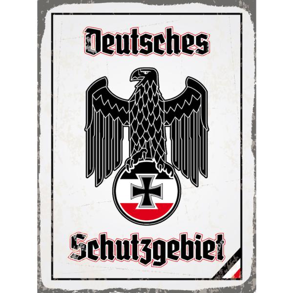 Blechschild - Adler Schutzgebiet