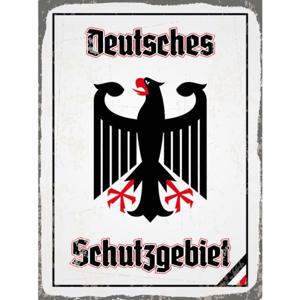 Blechschild - Adler Schutzgebiet