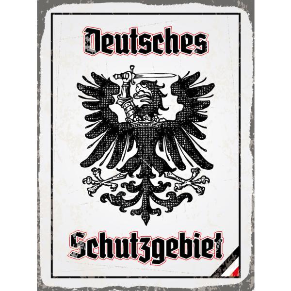 Blechschild - Adler Schutzgebiet