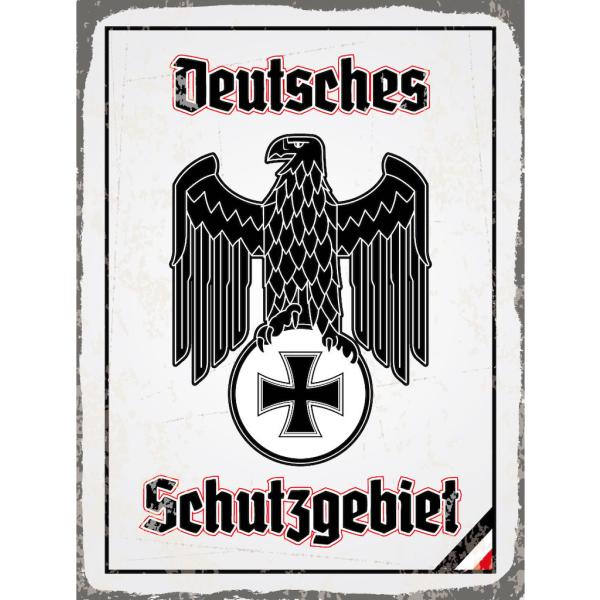 Blechschild - Adler Schutzgebiet