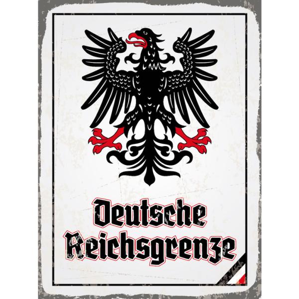 Blechschild - Adler D. Reichsgrenze