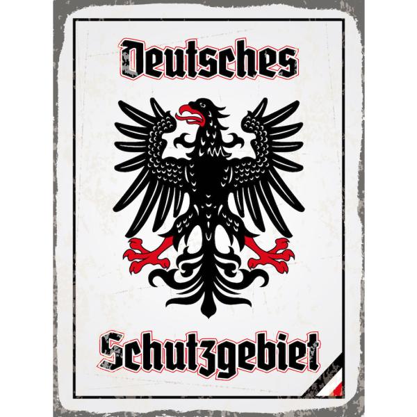 Blechschild - Adler Schutzgebiet