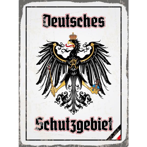 Blechschild - Adler Schutzgebiet