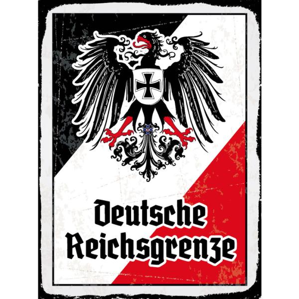 Blechschild - Adler D. Reichsgrenze