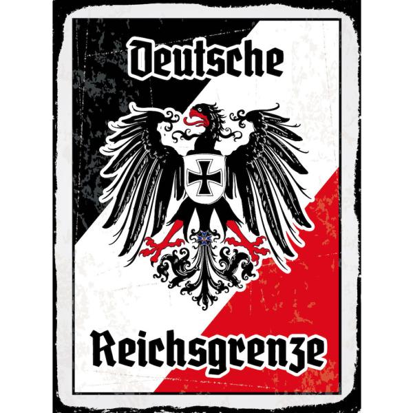 Blechschild - Adler Reichtsgrenze