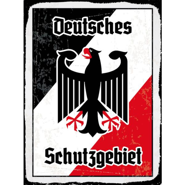 Blechschild - Adler Schutzgebiet