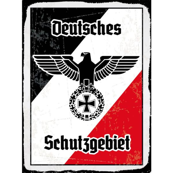 Blechschild - Adler Schutzgebiet