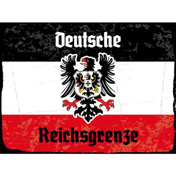 Blechschild - Adler D. Reichsgrenze