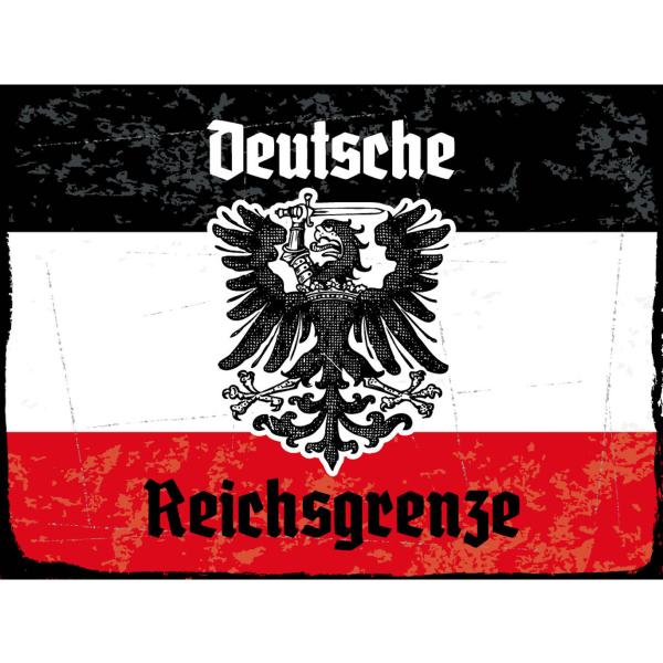 Blechschild - Adler D. Reichsgrenze