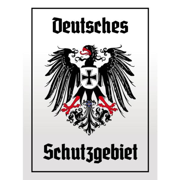 Blechschild - Adler Schutzgebiet