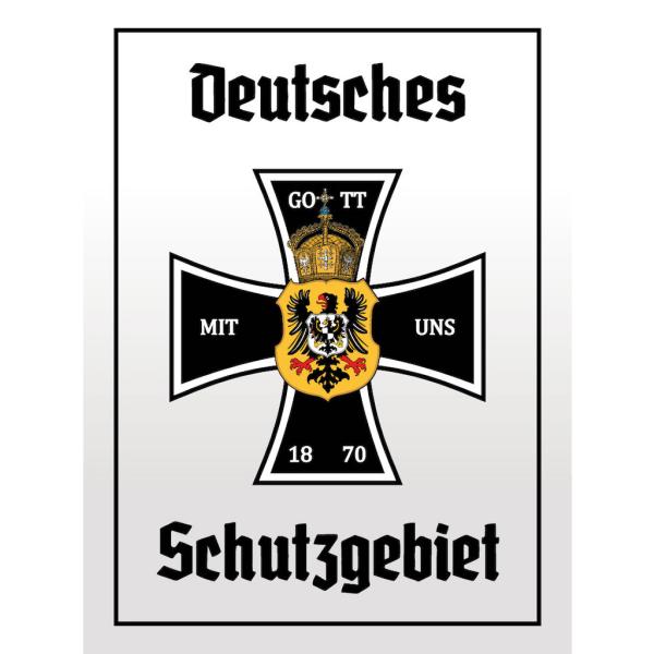 Blechschild - EK Schutzgebiet