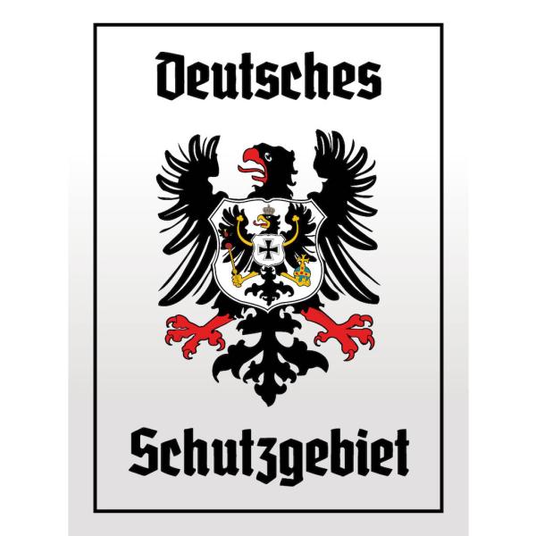 Blechschild - Adler Schutzgebiet