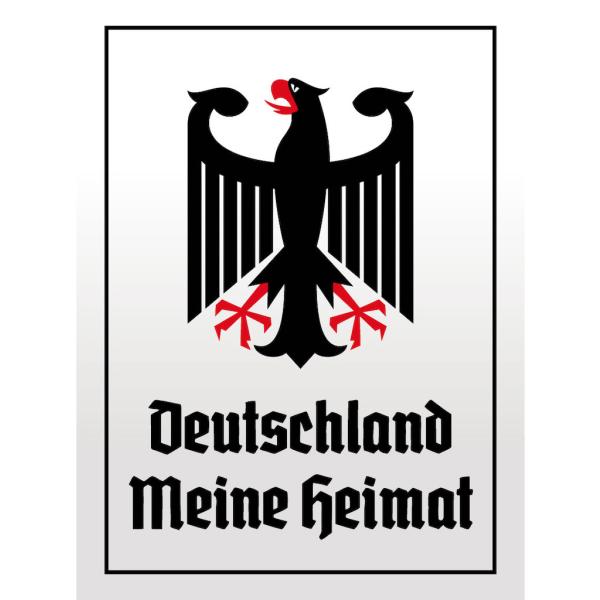 Blechschild - Adler Heimat