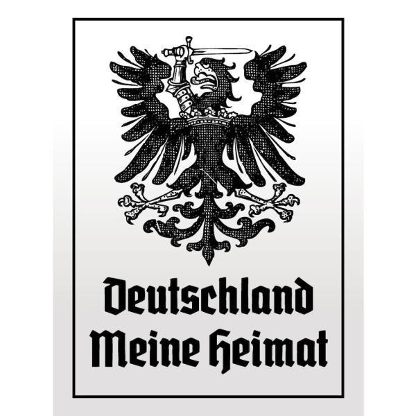 Blechschild - Adler Heimat