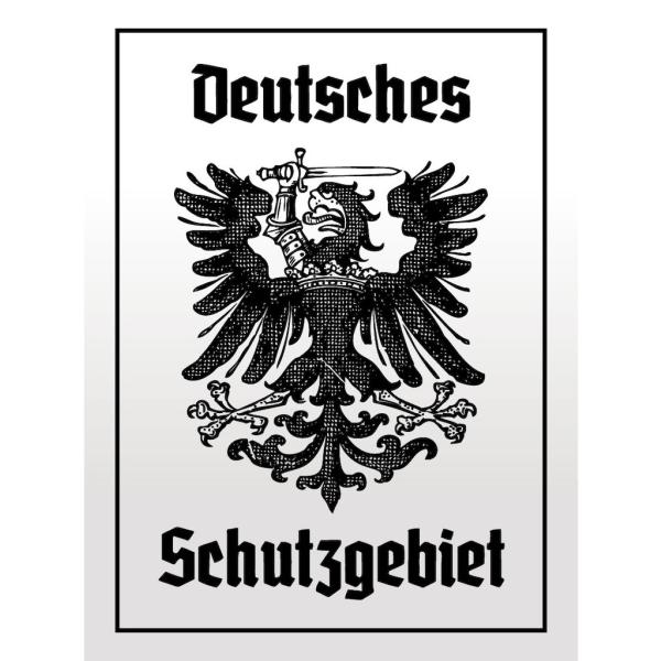 Blechschild - Adler Schutzgebiet