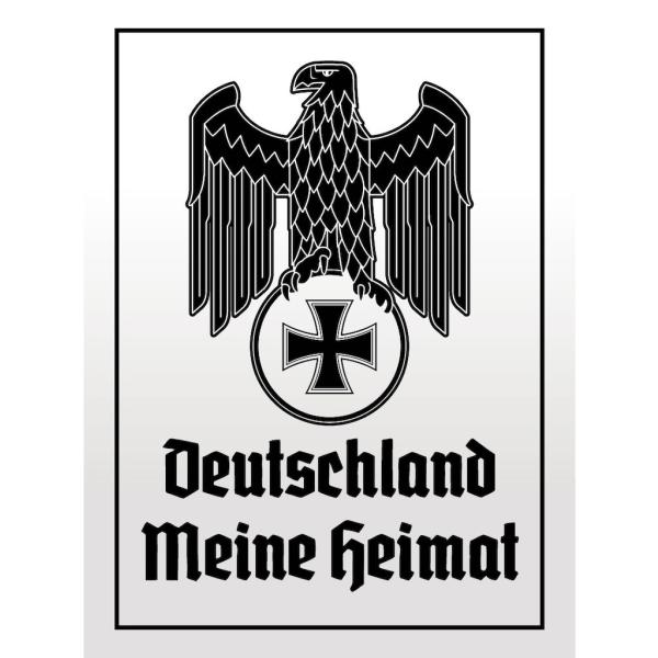 Blechschild - Adler Heimat